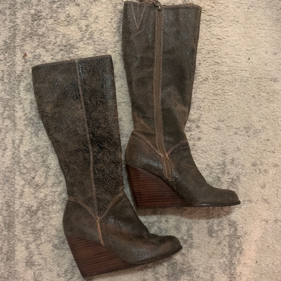 Fossil Caroline Wedge Boots 7 - Picture 2 of 5
